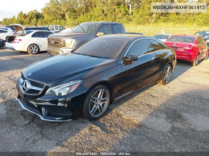 2017 Mercedes-Benz E 400 4Matic VIN: WDDKJ6HBXHF361412 Lot: 40473443