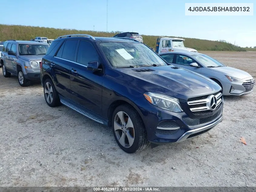 2017 Mercedes-Benz Gle 350 VIN: 4JGDA5JB5HA830132 Lot: 40529973