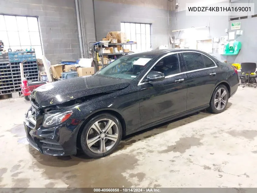 2017 Mercedes-Benz E 300 4Matic VIN: WDDZF4KB1HA169001 Lot: 40560858