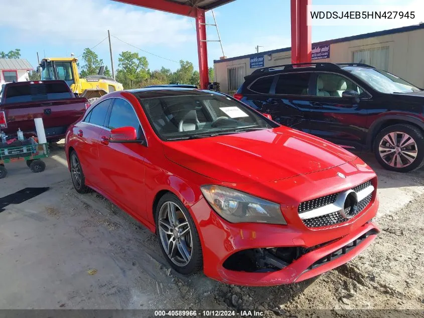 2017 Mercedes-Benz Cla 250 VIN: WDDSJ4EB5HN427945 Lot: 40589966