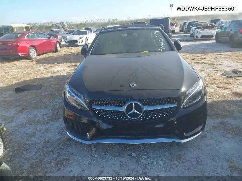 2017 Mercedes-Benz C 300 VIN: WDDWK4JB9HF583601 Lot: 40623732