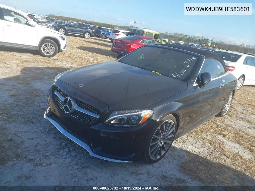 2017 Mercedes-Benz C 300 VIN: WDDWK4JB9HF583601 Lot: 40623732