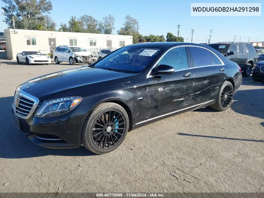 2017 Mercedes-Benz S 550E Plug-In Hybrid VIN: WDDUG6DB2HA291298 Lot: 40778089