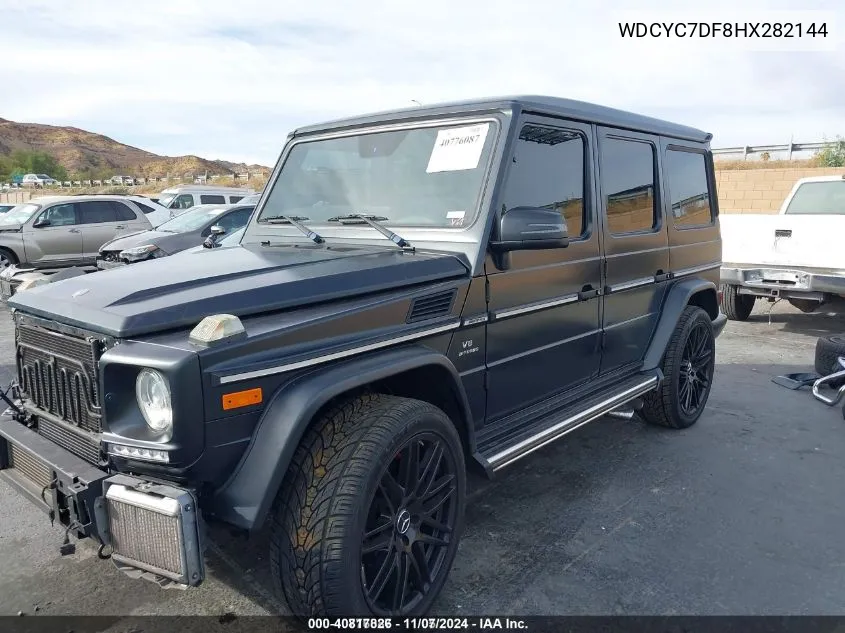 2017 Mercedes-Benz Amg G 63 4Matic VIN: WDCYC7DF8HX282144 Lot: 40817826