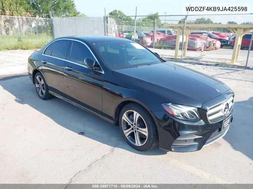 2018 Mercedes-Benz E 300 4Matic VIN: WDDZF4KB9JA425598 Lot: 39971710