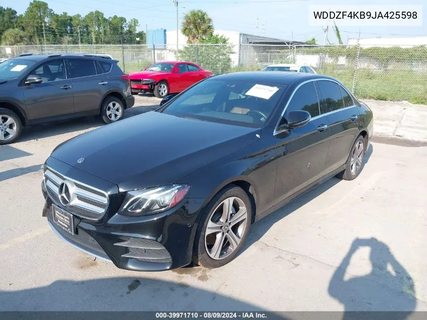 2018 Mercedes-Benz E 300 4Matic VIN: WDDZF4KB9JA425598 Lot: 39971710