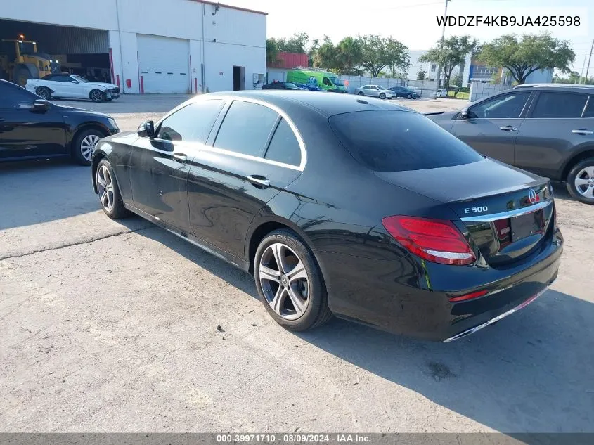 2018 Mercedes-Benz E 300 4Matic VIN: WDDZF4KB9JA425598 Lot: 39971710