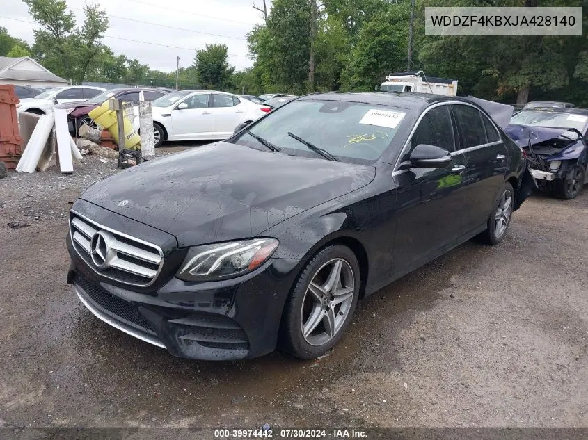 2018 Mercedes-Benz E 300 4Matic VIN: WDDZF4KBXJA428140 Lot: 39974442