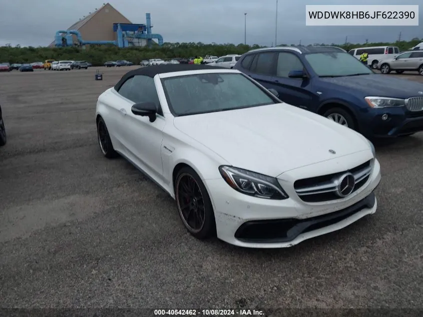 2018 Mercedes-Benz Amg C 63 S VIN: WDDWK8HB6JF622390 Lot: 40542462