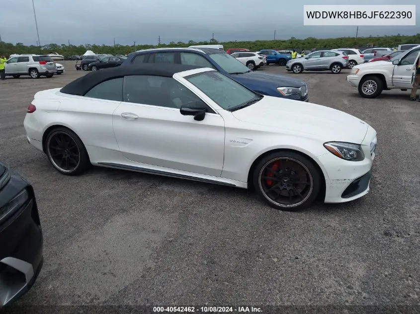 2018 Mercedes-Benz Amg C 63 S VIN: WDDWK8HB6JF622390 Lot: 40542462