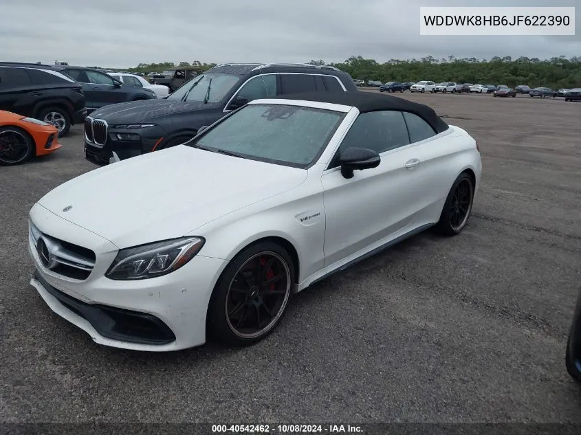 2018 Mercedes-Benz Amg C 63 S VIN: WDDWK8HB6JF622390 Lot: 40542462