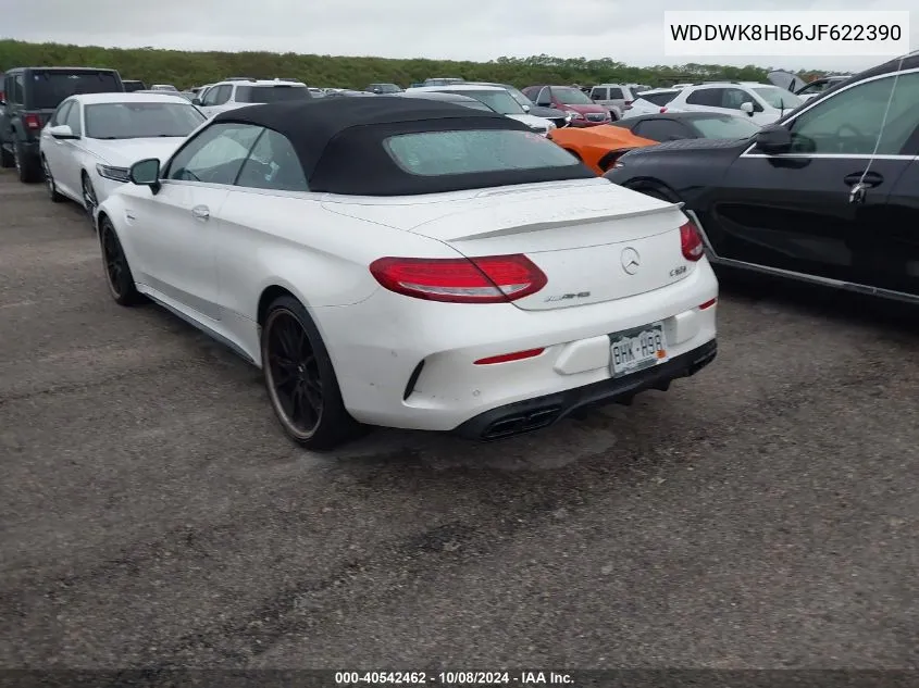 2018 Mercedes-Benz Amg C 63 S VIN: WDDWK8HB6JF622390 Lot: 40542462