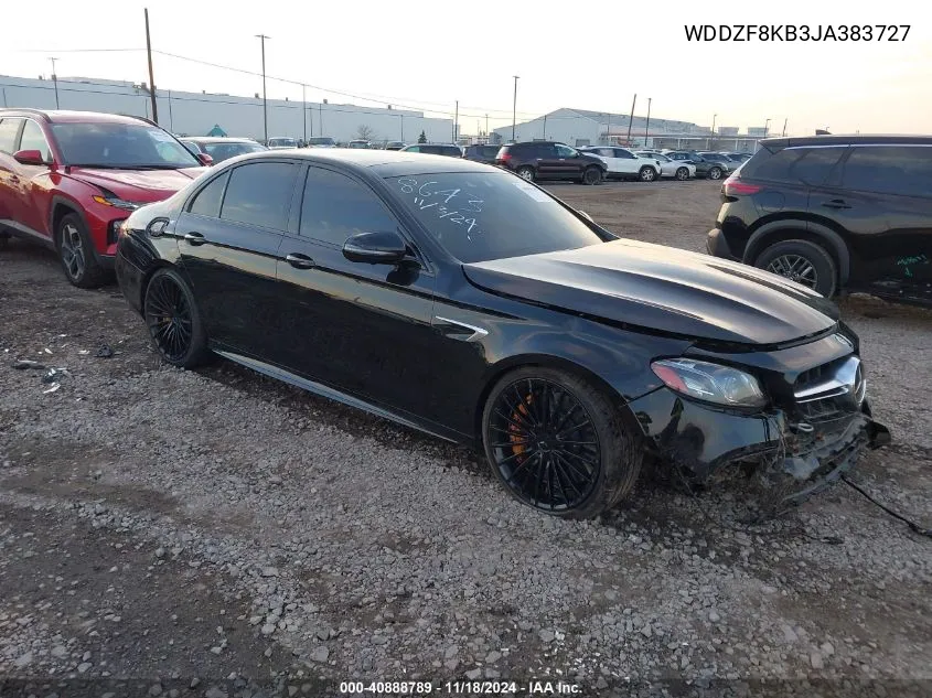 2018 Mercedes-Benz Amg E 63 S 4Matic VIN: WDDZF8KB3JA383727 Lot: 40888789