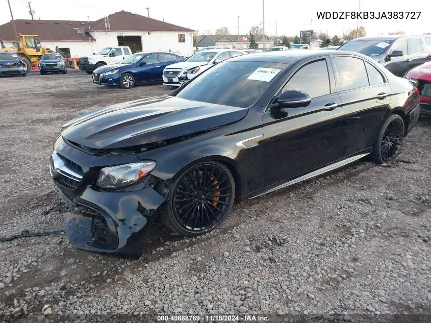 2018 Mercedes-Benz Amg E 63 S 4Matic VIN: WDDZF8KB3JA383727 Lot: 40888789