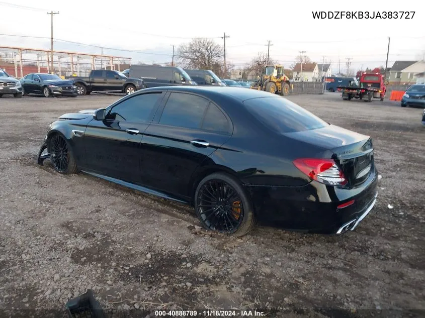 2018 Mercedes-Benz Amg E 63 S 4Matic VIN: WDDZF8KB3JA383727 Lot: 40888789