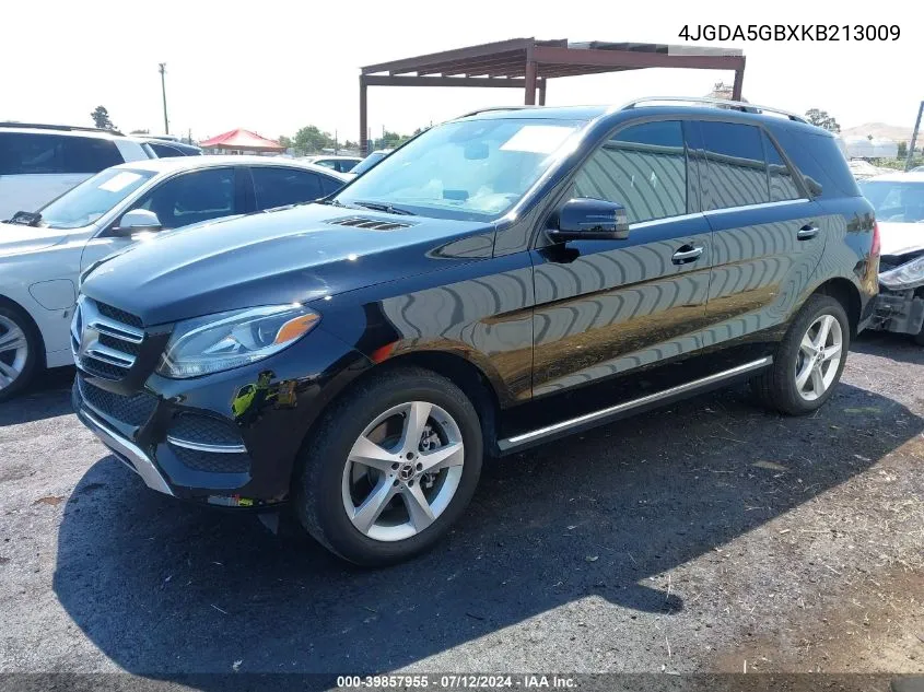 2019 Mercedes-Benz Gle 400 4Matic VIN: 4JGDA5GBXKB213009 Lot: 39857955