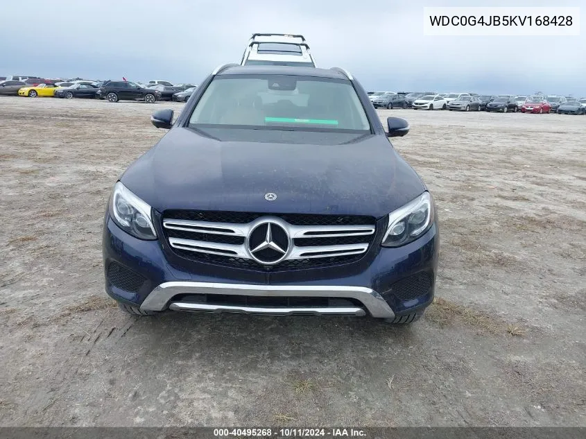 2019 Mercedes-Benz Glc 300 VIN: WDC0G4JB5KV168428 Lot: 40495268