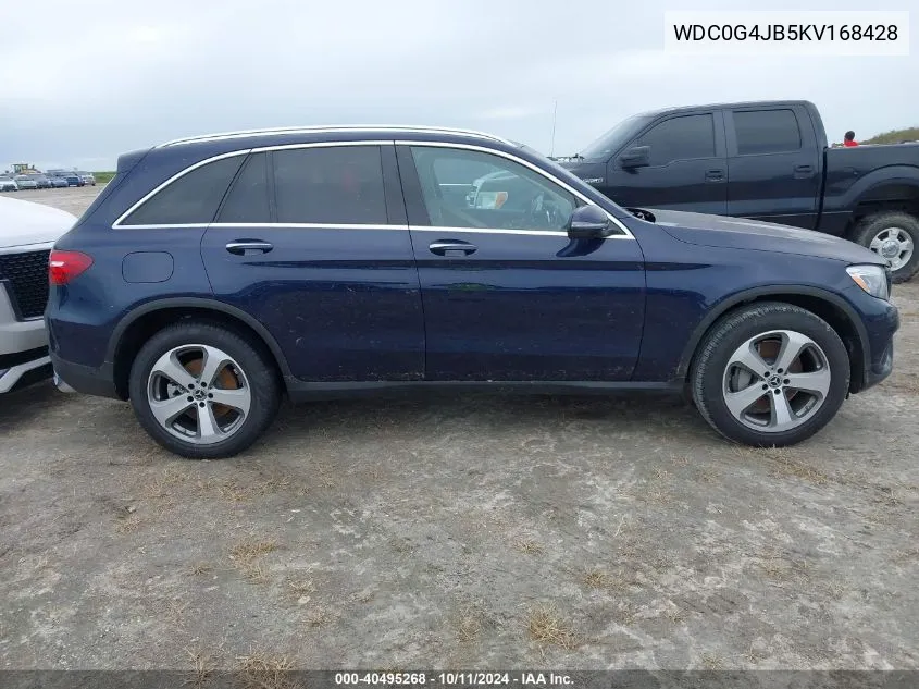 2019 Mercedes-Benz Glc 300 VIN: WDC0G4JB5KV168428 Lot: 40495268