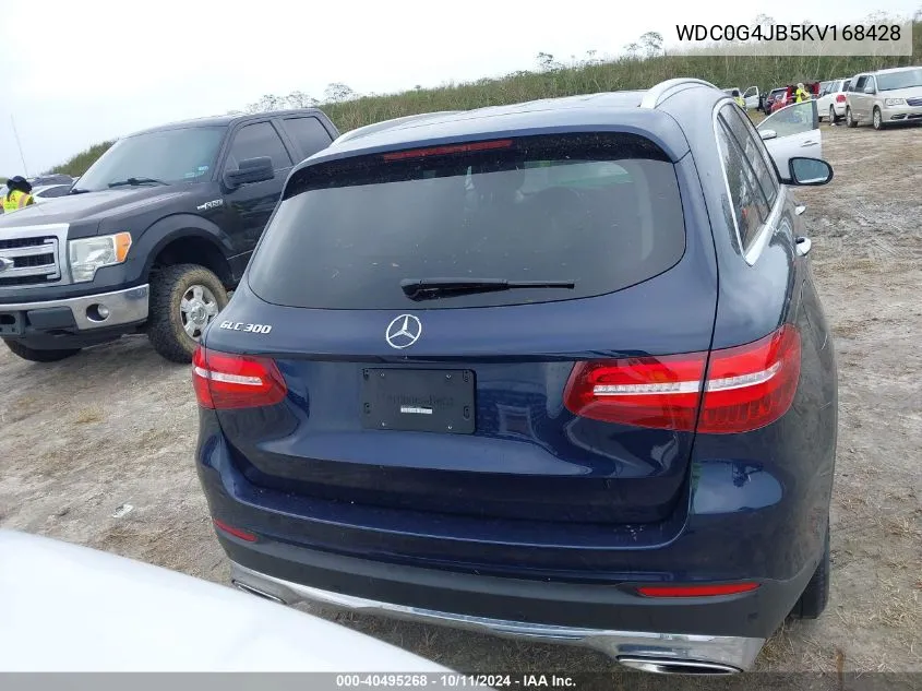 2019 Mercedes-Benz Glc 300 VIN: WDC0G4JB5KV168428 Lot: 40495268