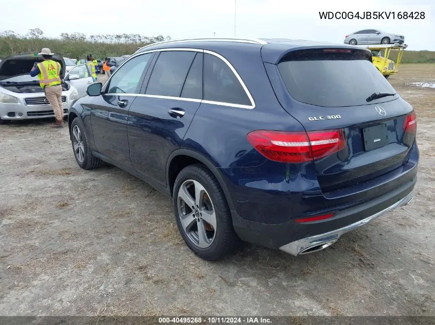 2019 Mercedes-Benz Glc 300 VIN: WDC0G4JB5KV168428 Lot: 40495268