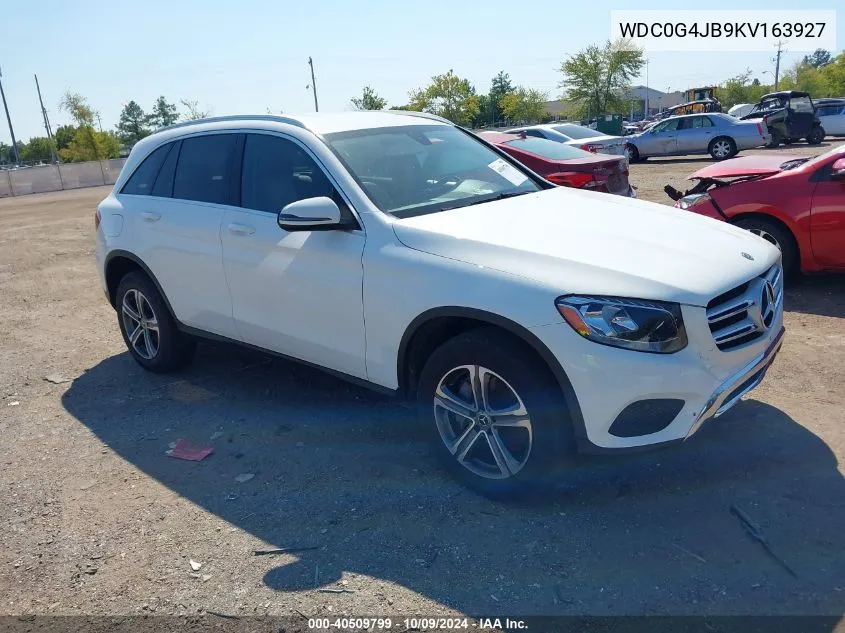 2019 Mercedes-Benz Glc 300 VIN: WDC0G4JB9KV163927 Lot: 40509799