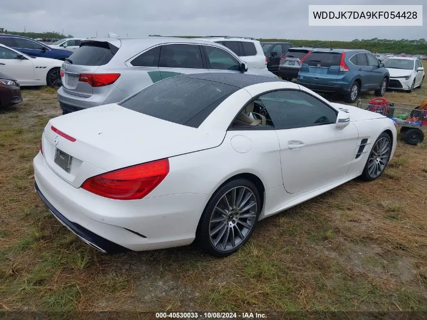 2019 Mercedes-Benz Sl 550 VIN: WDDJK7DA9KF054428 Lot: 40530033