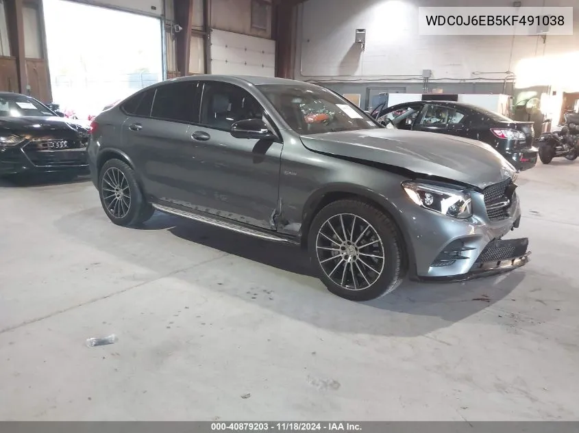 2019 Mercedes-Benz Amg Glc 43 Coupe 4Matic VIN: WDC0J6EB5KF491038 Lot: 40879203