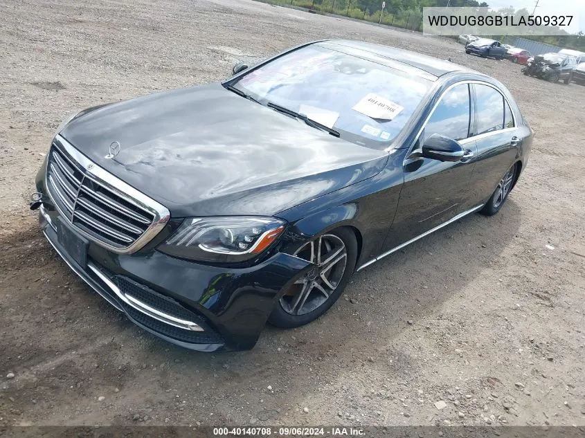 2020 Mercedes-Benz S 560 4Matic VIN: WDDUG8GB1LA509327 Lot: 40140708