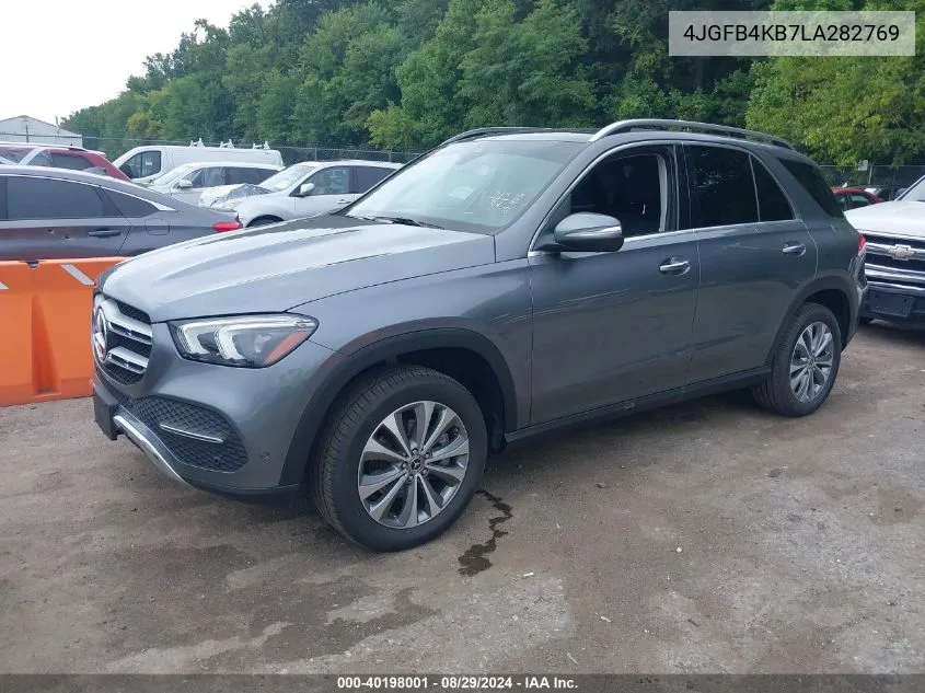 2020 Mercedes-Benz Gle 350 4Matic VIN: 4JGFB4KB7LA282769 Lot: 40198001