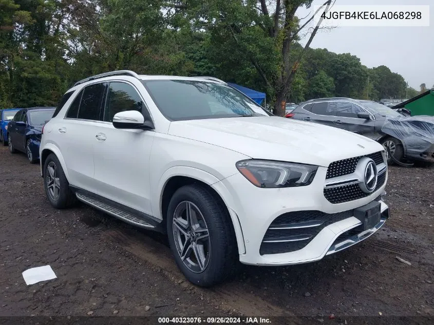 2020 Mercedes-Benz Gle 350 4Matic VIN: 4JGFB4KE6LA068298 Lot: 40323076