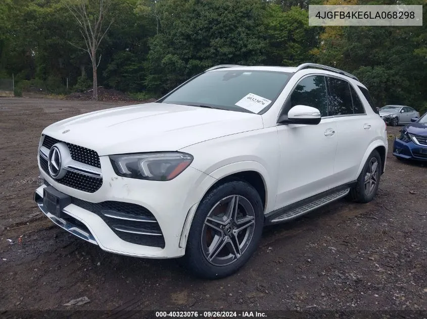 2020 Mercedes-Benz Gle 350 4Matic VIN: 4JGFB4KE6LA068298 Lot: 40323076