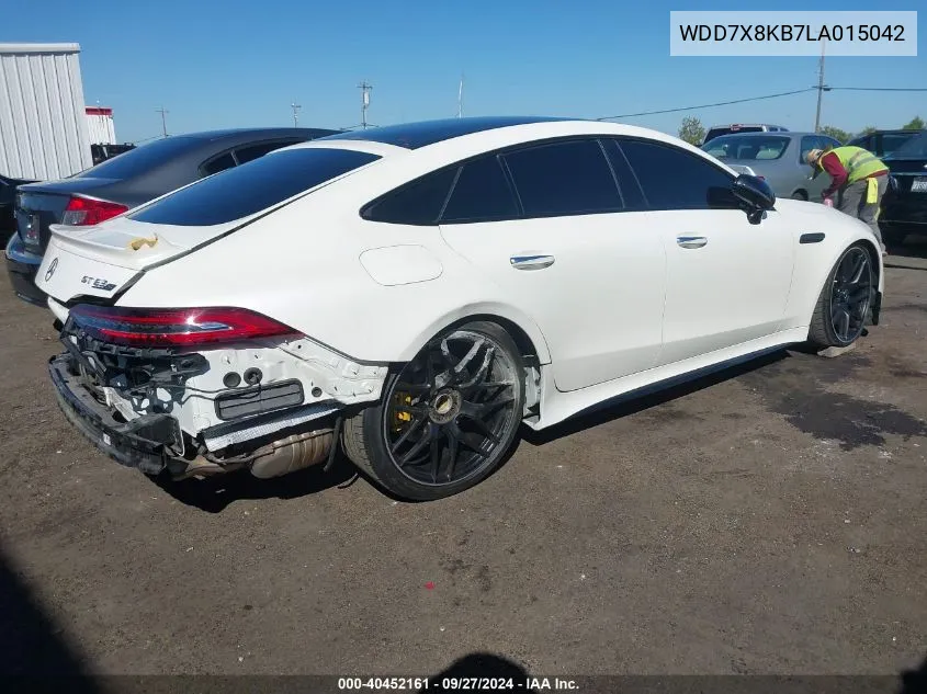 2020 Mercedes-Benz Amg Gt 63 4-Door Coupe S VIN: WDD7X8KB7LA015042 Lot: 40452161