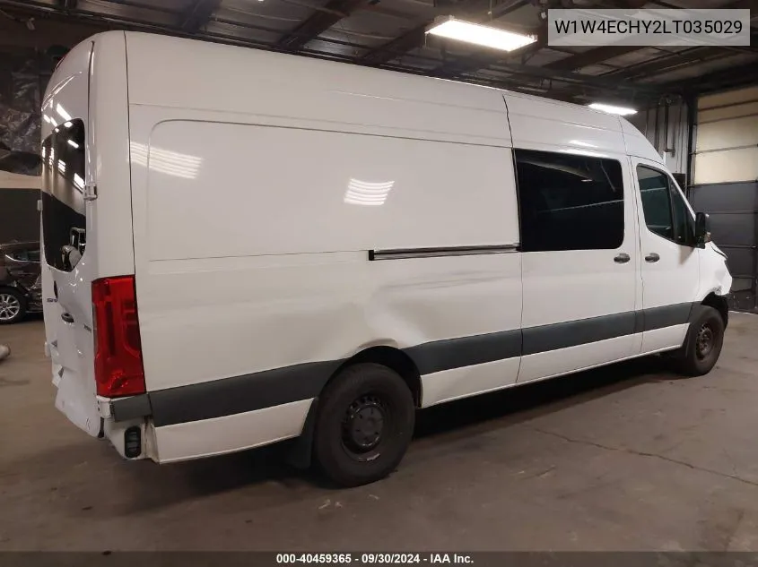 2020 Mercedes-Benz Sprinter 2500 High Roof V6 VIN: W1W4ECHY2LT035029 Lot: 40459365