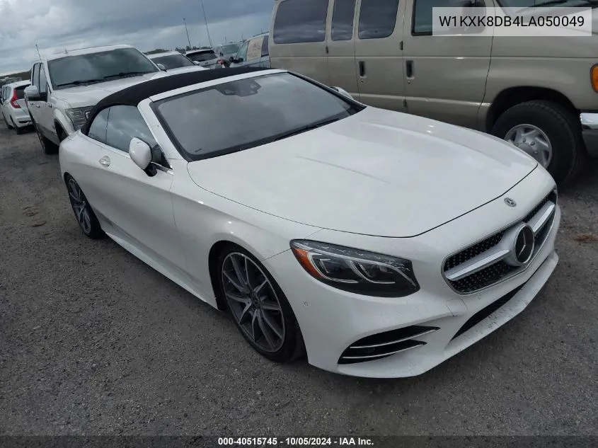 2020 Mercedes-Benz S 560 VIN: W1KXK8DB4LA050049 Lot: 40515745