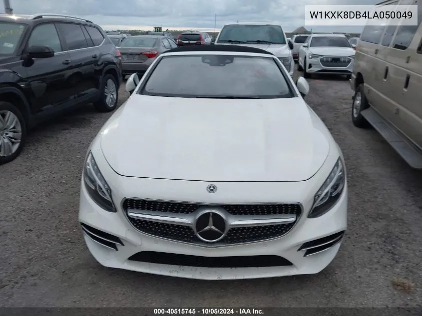 2020 Mercedes-Benz S 560 VIN: W1KXK8DB4LA050049 Lot: 40515745