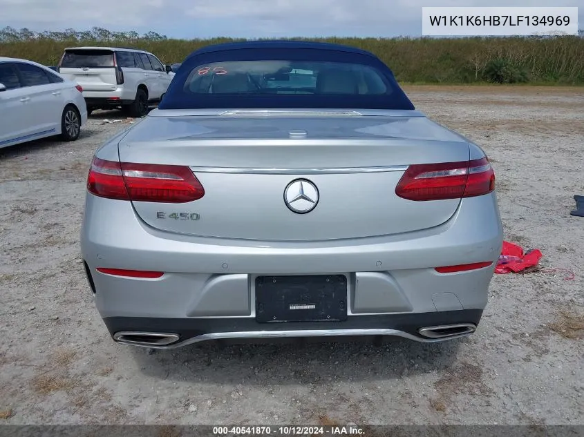 2020 Mercedes-Benz E 450 VIN: W1K1K6HB7LF134969 Lot: 40541870