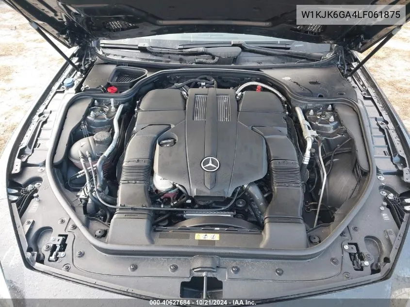 2020 Mercedes-Benz Sl 450 450 VIN: W1KJK6GA4LF061875 Lot: 40627684