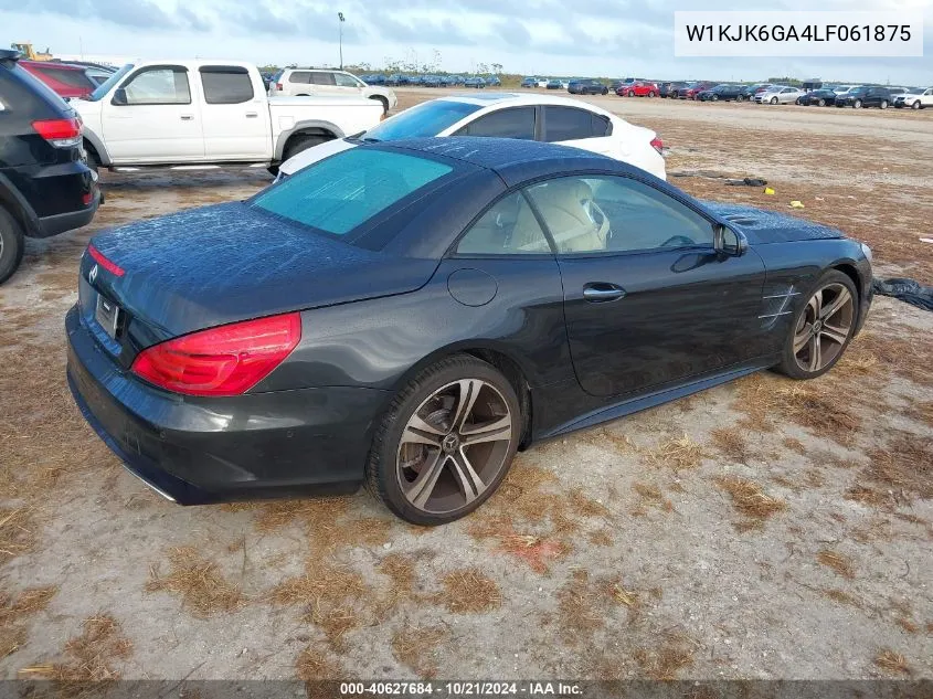 2020 Mercedes-Benz Sl 450 450 VIN: W1KJK6GA4LF061875 Lot: 40627684