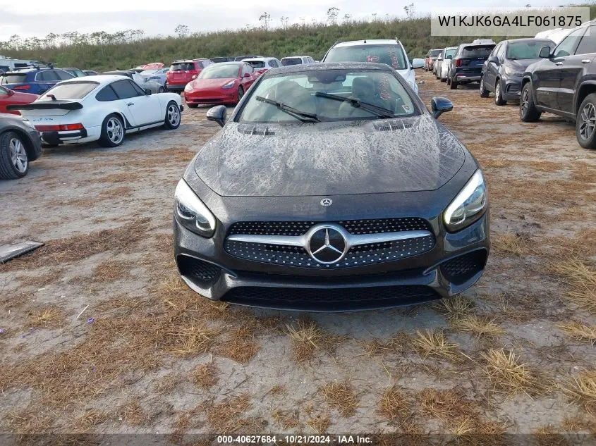 2020 Mercedes-Benz Sl 450 450 VIN: W1KJK6GA4LF061875 Lot: 40627684