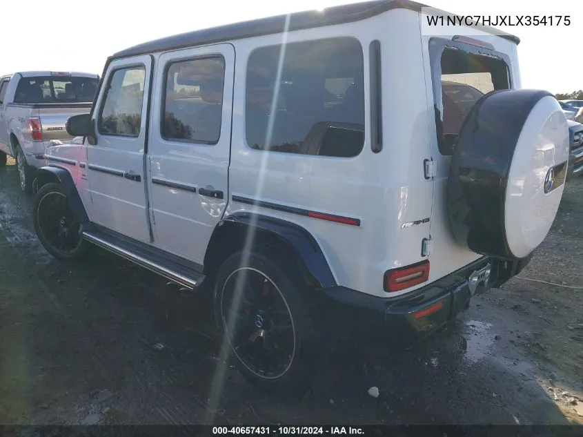 2020 Mercedes-Benz Amg G 63 4Matic VIN: W1NYC7HJXLX354175 Lot: 40657431