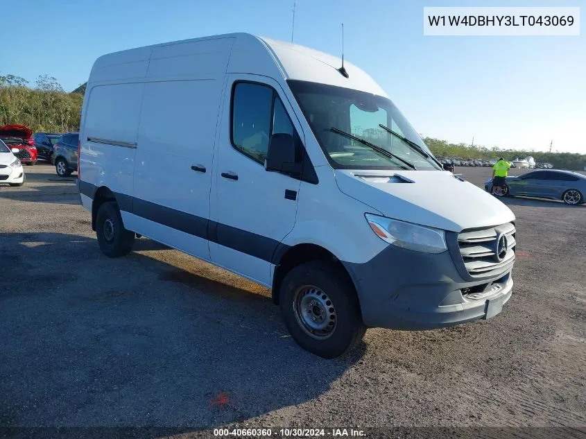 W1W4DBHY3LT043069 2020 Mercedes-Benz Sprinter 2500 Standard Roof I4/Standard Roof I4 Diesel