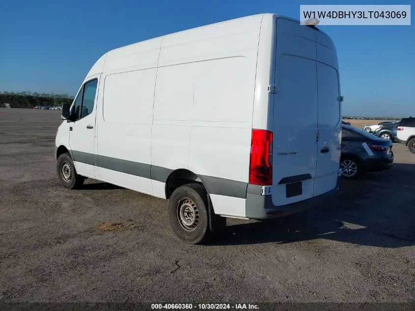 W1W4DBHY3LT043069 2020 Mercedes-Benz Sprinter 2500 Standard Roof I4/Standard Roof I4 Diesel