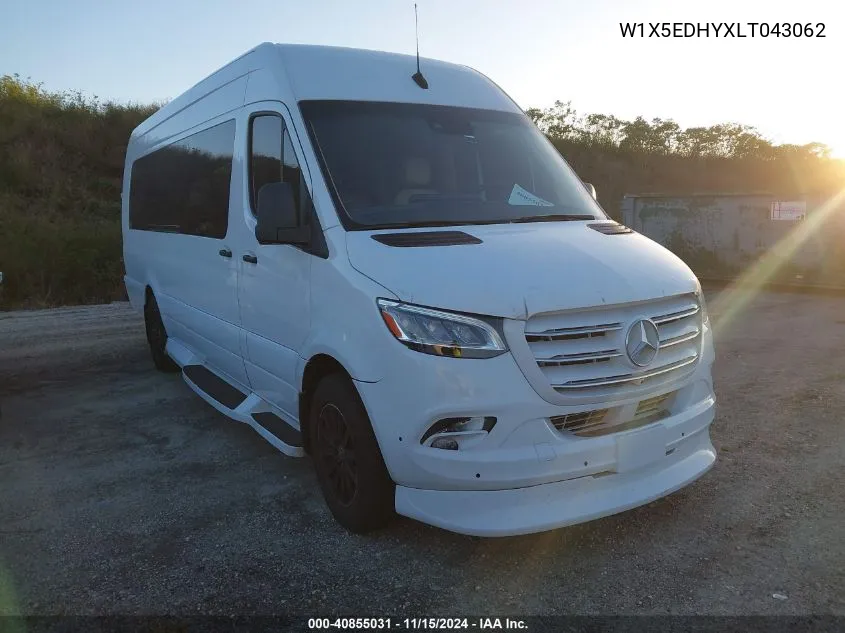 2020 Mercedes-Benz Sprinter 3500 High Roof V6 VIN: W1X5EDHYXLT043062 Lot: 40855031