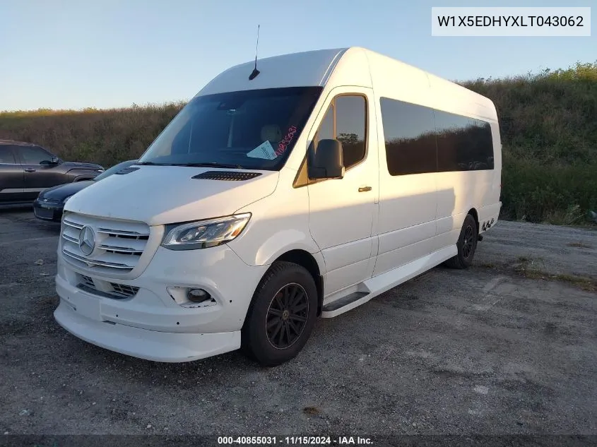 2020 Mercedes-Benz Sprinter 3500 High Roof V6 VIN: W1X5EDHYXLT043062 Lot: 40855031