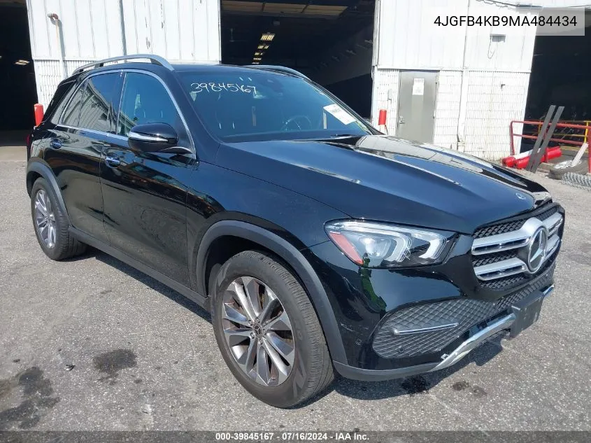 2021 Mercedes-Benz Gle 350 4Matic VIN: 4JGFB4KB9MA484434 Lot: 39845167