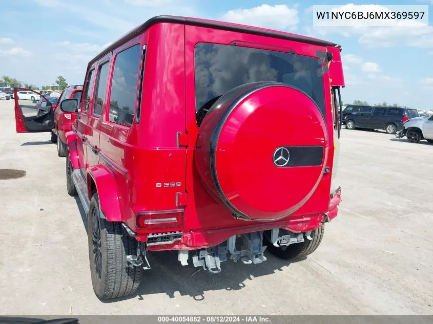 2021 Mercedes-Benz G 550 Suv VIN: W1NYC6BJ6MX369597 Lot: 40054882