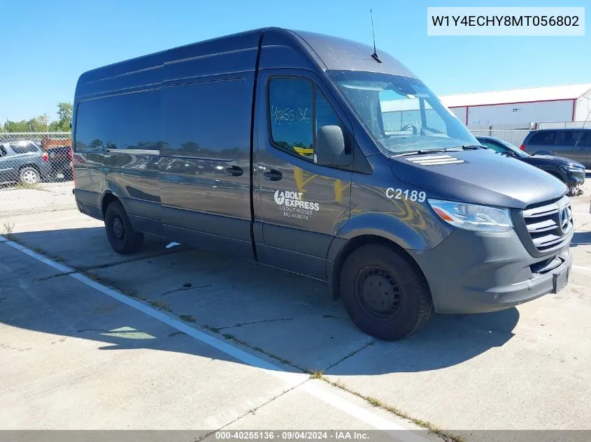 2021 Mercedes-Benz Sprinter 2500 High Roof V6 VIN: W1Y4ECHY8MT056802 Lot: 40255136