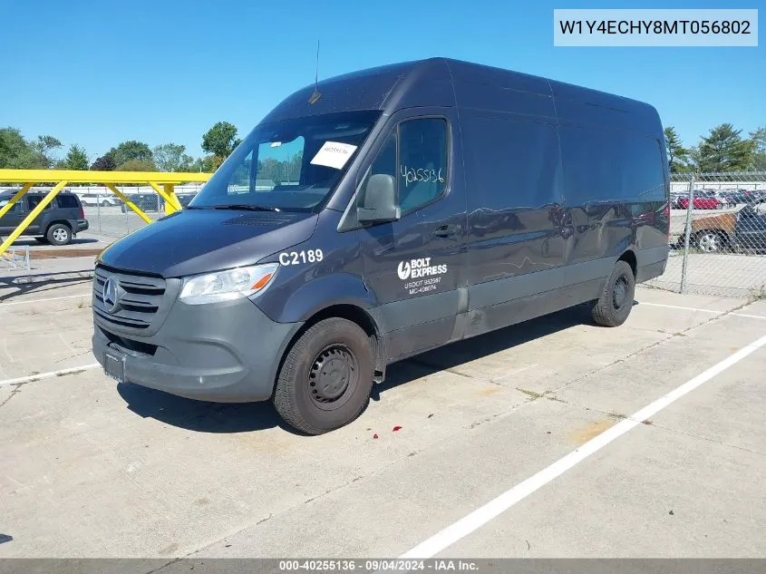 2021 Mercedes-Benz Sprinter 2500 High Roof V6 VIN: W1Y4ECHY8MT056802 Lot: 40255136