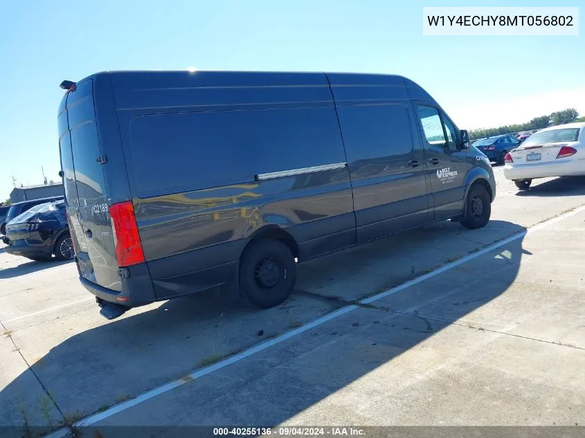 2021 Mercedes-Benz Sprinter 2500 High Roof V6 VIN: W1Y4ECHY8MT056802 Lot: 40255136