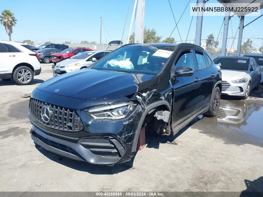 2021 Mercedes-Benz Amg Gla 35 4Matic VIN: W1N4N5BB8MJ225922 Lot: 40255865